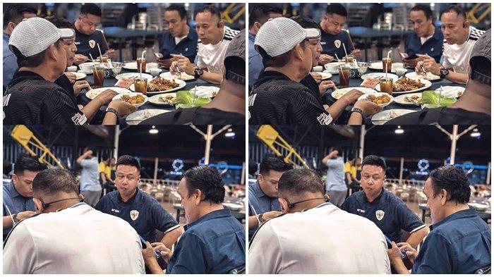 CEO PT Digi Sport Asia, Anggoro Prajesta menjamu skuat tim Sriwijaya FC dan mengundang Ketua Umum Askot PSSI Palembang Moh David, Dirtek PT SOM Indrayadi makan malam di River Side Restaurant, Sabtu (4/1/2025).