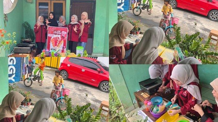 BISNIS GEN Z - Dimana usaha ini dijalankan? Mayoritas dilakukan dari rumah dan sekitar kampus, menjangkau pasar offline dan online sekaligus.