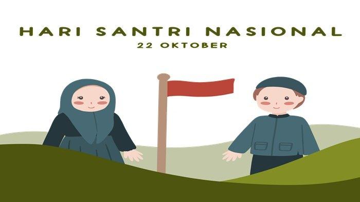 Lirik lagu Mars Hari Santri Nasional bermakna sebagai seruan nasionalisme.
