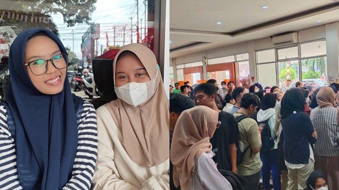 Melisa dan Juni calon pelamar CPNS yang rela antre di Kantor Pos, Rabu (4/9/2024)