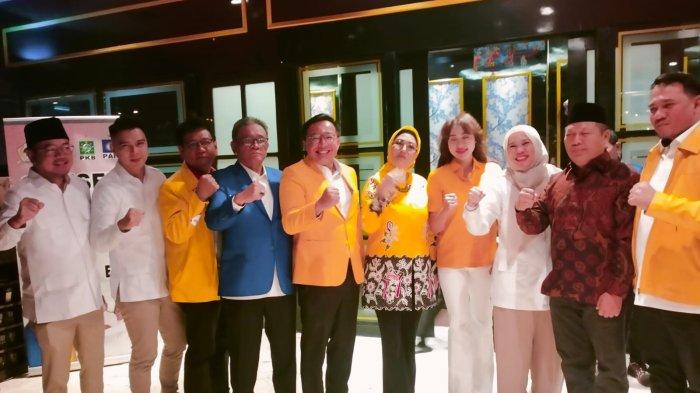 DPD Partai Golkar Provinsi Sumatera Selatan (Sumsel) menggelar kegiatan sialturrahmi bersama dengan anggota dari DPW Partai Amanat Nasional (PAN), DPW Partai Kebangkitan Bangsa (PKB) dan DPD Partai Gerindra, Senin (21/8/2023).