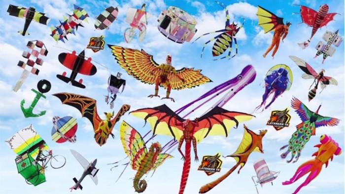 gambar layang-layang 3 dimensi