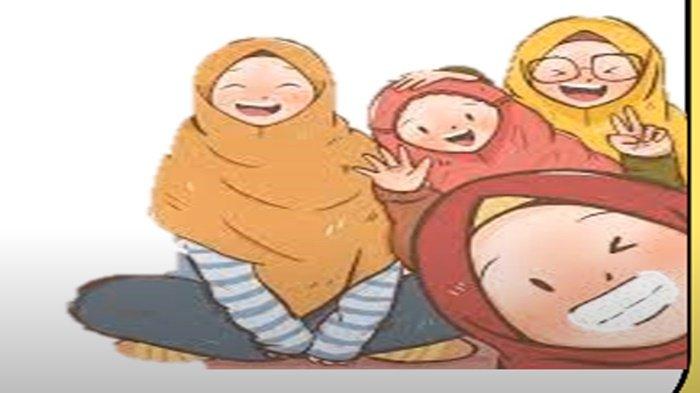 Gambar 20 latihan soal Bahasa Inggris Kelas 1 SD Unit 10 Kurikulum Merdeka & kunci jawaban, Aisyah's Family.