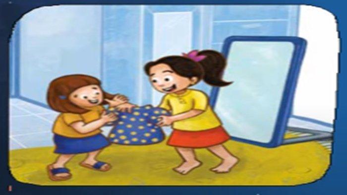 Gambar latihan soal dan kunci jawaban Bahasa Indonesia kelas 4 SD Bab 1 Sudah Besar Kurikulum Merdeka.