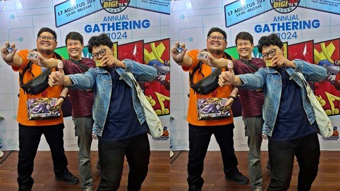 Juara 1, 2 dan 3 Battle V-Pet pada Annual Gathering dan Turnamen Digimon Terbesar se-Indonesia, 17 Agustus 2024, di Jakarta Selatan.