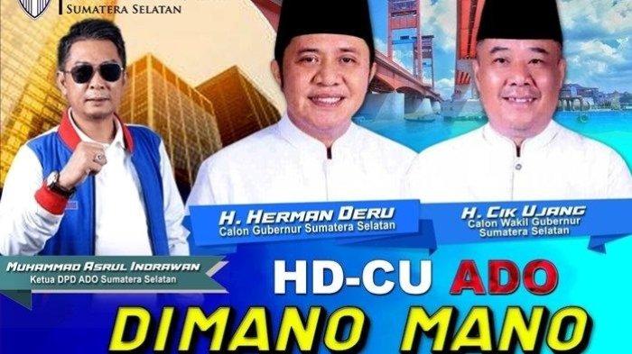 Ketua DPD ADO Sumsel Muhammad Asrul Indrawan selaku Panglima Pemenangan HDCU Kota Palembang di Pilkada Sumsel 2024