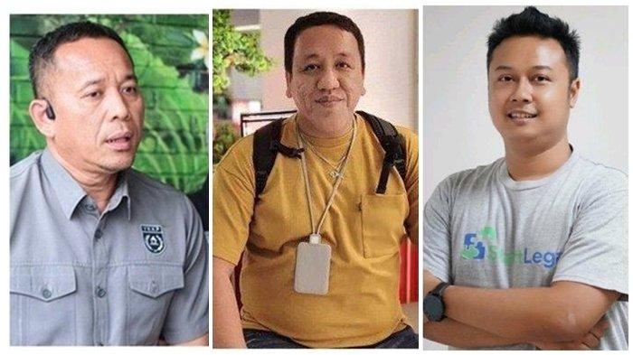 Dirtek PT SOM Indrayadi; Calon Manajer Sriwijaya FC Moh David; CEO PT Digi Sport Asia Anggoro Prajesta