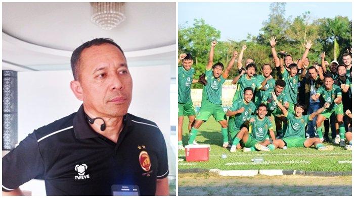 Dirtek PT SOM Indrayadi; Tim Sriwijaya FC bersama Manajer Tim H Hendriansyah merayakan laga pamungkas di Stadion Gelora Sriwijaya Jakabaring Palembang, Jumat (2/2/2024).