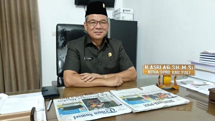 Ketua DPRD PALI, H Asri AG, yang bakal maju pada Pilkada PALI 2024 mendatang