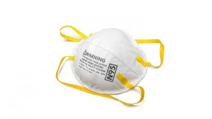 Ilustrasi Masker N95.