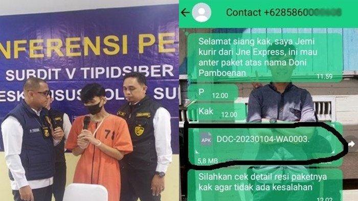 ES seorang pemuda asal Tulung Selapan, Kabupaten OKI berhasil menguras tabungan korbannya mencapai Rp 2,3 miliar dengan modus mengirimkan file APK berbahaya.