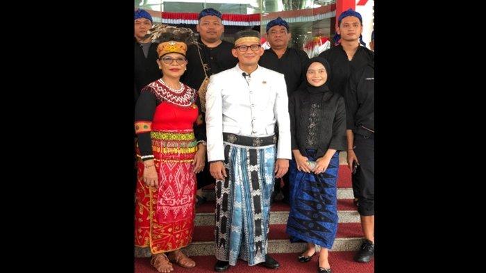 Inilah profil singkat pakaian adat yang dikenakan Menteri Pariwisata dan Ekonomi Kreatif (Menparekraf), Sandiaga Uno di upacara Kemerdekaan RI HUT ke-78