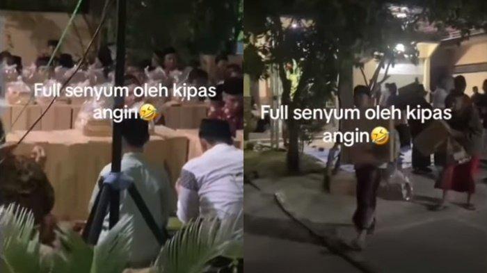 Begini momen tahlilan yang digelar warga asal Bojonegoro mendadak viral di media sosial lantaran berikan kipas angin ke tamu undangan.
