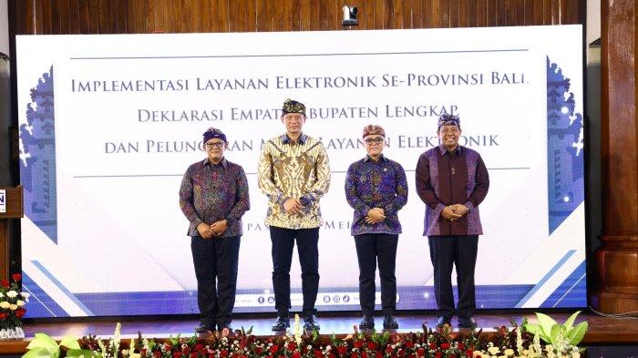 Kementerian Agraria dan Tata Ruang/Badan Pertanahan Nasional (ATR/BPN) meluncurkan Layanan Elektronik Pertanahan berupa Mobil Layanan Elektronik yang akan beroperasi se-Provinsi Bali, di Wisma Sabha Kantor Gubernur Bali pada Selasa (21/05/2024).