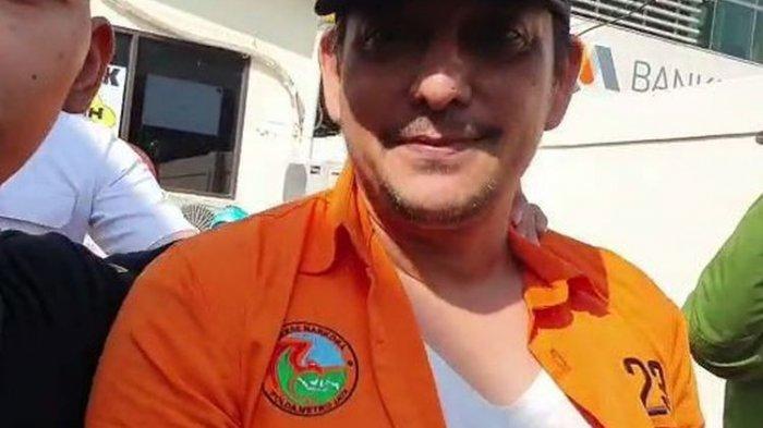 Ibra Azhari saat ditemui usai tes urine di Puslabfor Polri, Kalimalang, Jakarta Timur, Senin (30/12/2019)