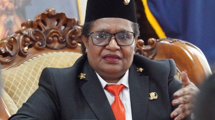 Pj Gubernur Papua Tengah Ribka Haluk.