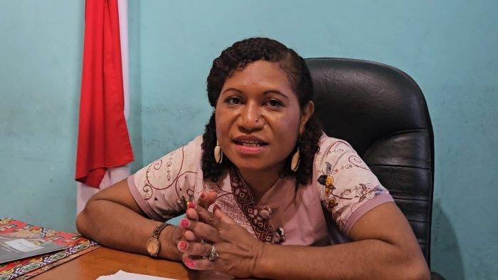 Ketua KPU Nabire, Sarlota Nelcy Martha Wartanoy.