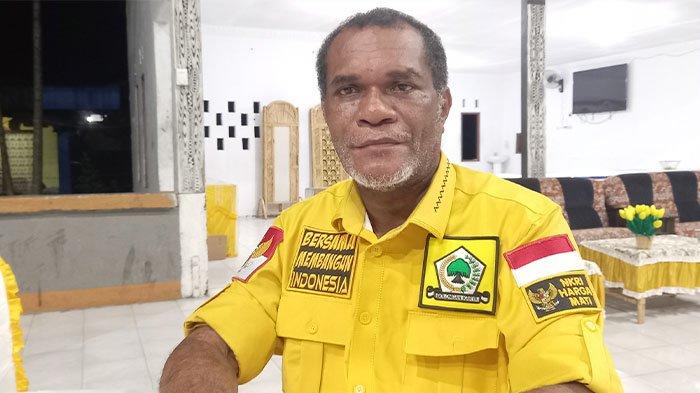 Ketua DPD II Partai Golkar Kabupaten Jayapura, Yanto Eluay.