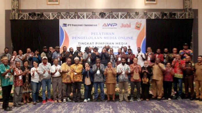 Asosiasi Wartawan Papua (AWP) menggelar Pelatihan Pengelolaan Media Online tingkat pimpinan se Tanah Papua di Kota Jayapura, Provinsi Papua.