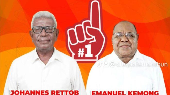 Pasangan Calon Bupati dan Wakil Bupati Kabupaten Mimika, Johannes Rettob-Emanuel Kemong atau JOEL nomor urut 1.