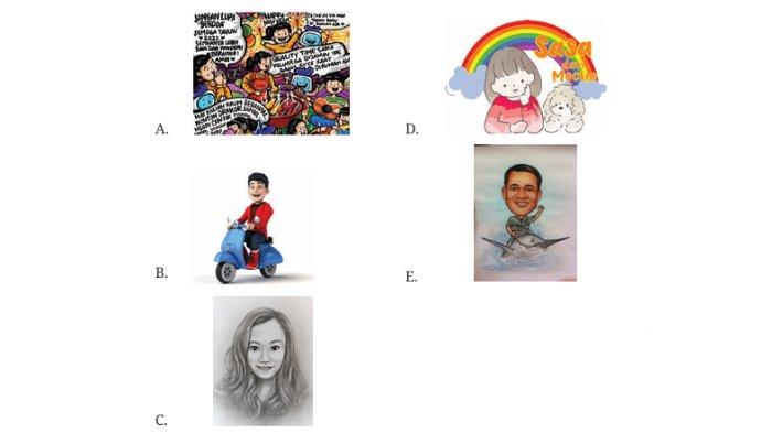 SOAL DASAR-DASAR DKV - Tangkapan layar gambar soal Dasar-Dasar Desain Komunikasi Visual kelas 10 Latihan Soal Semester 1 soal 27 halaman 141.