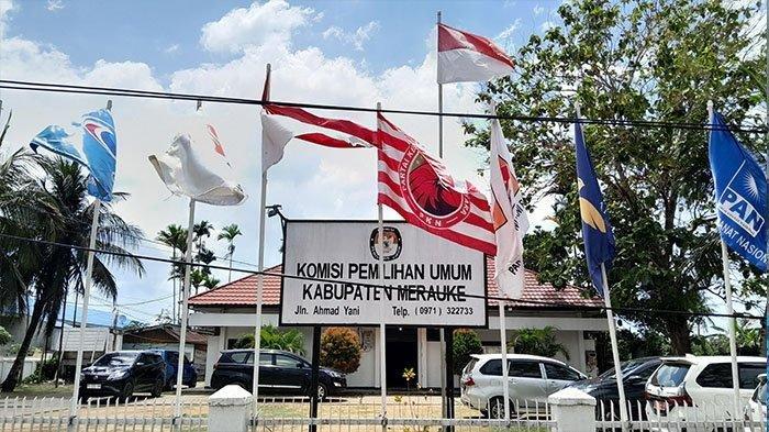 Kantor Komisi Pemilihan Umum (KPU) Kabupaten Merauke.