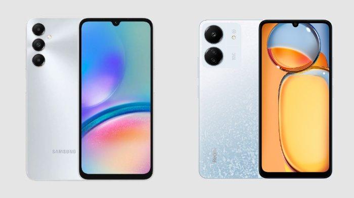 Samsung Galaxy A05s dan Xiaomi Redmi 13C