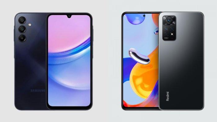 Samsung Galaxy A15 dan Xiaomi Redmi Note 11 Pro