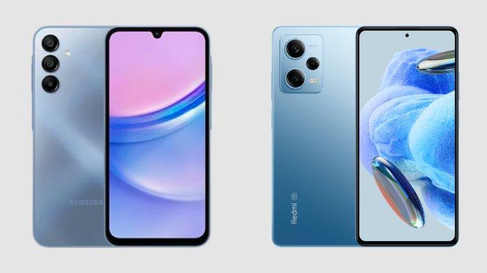 Samsung Galaxy A15 dan Xiaomi Redmi Note 12 Pro 5G
