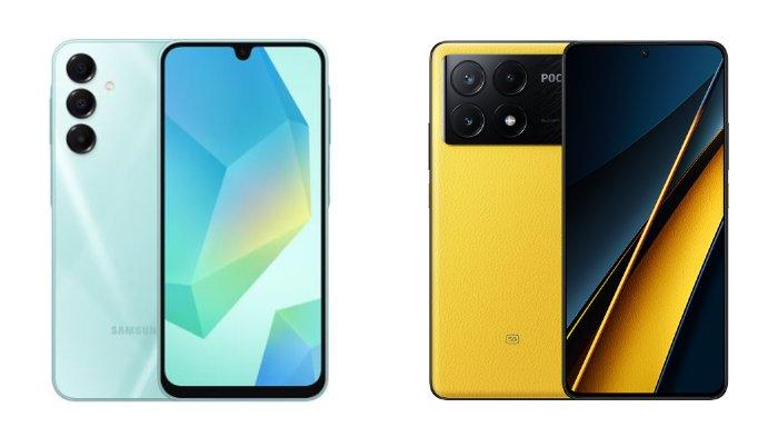 Samsung Galaxy A16 5G dan Xiaomi POCO X6 Pro 5G