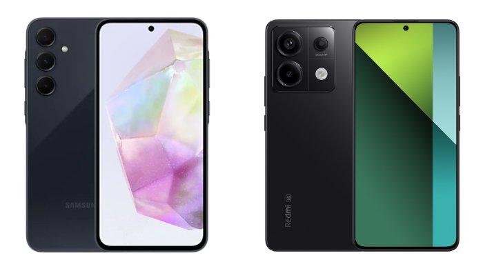 Samsung Galaxy A35 5G dan Xiaomi Redmi Note 13 Pro 5G