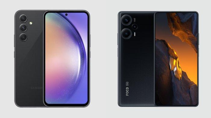 Samsung Galaxy A54 5G dan Xiaomi POCO F5