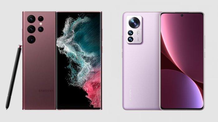 Samsung Galaxy S22 Ultra dan Xiaomi 12 Pro