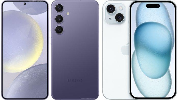Samsung Galaxy S24+ dan iPhone 15