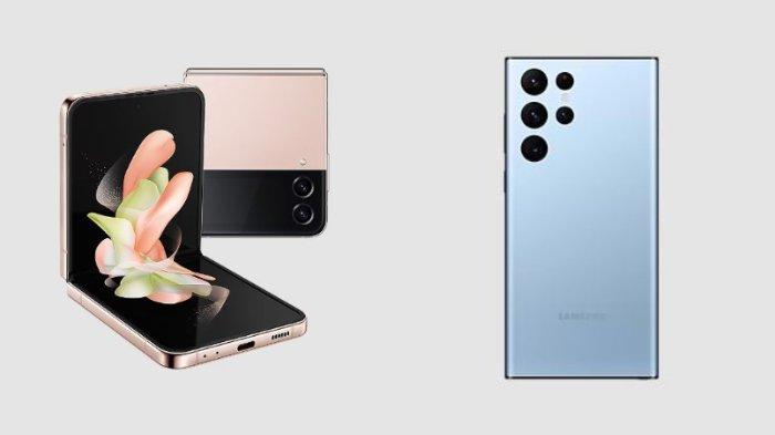 Samsung Galaxy Z Flip4 dan Samsung Galaxy S22 Ultra