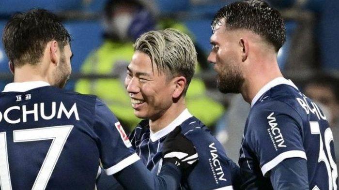 Takuma Asano menjadi pahlawan kemenangan 2-1 Bochum atas Darmstadt pada pekan ke-10 Bundesliga, Jumat (3/11/2023) di Merck-Stadion am Boellenfaltor.