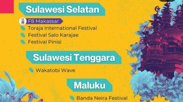 Tangkap layar instagram @karismaeventnusantara, Festival Danau Sentani tidak masuk agenda Kharisma Event Nusantara (KEN)