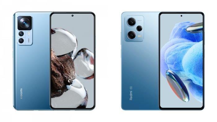 Xiaomi 12T 5G dan Xiaomi Redmi Note 12 Pro 5G