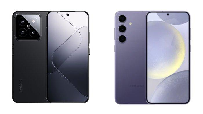 Xiaomi 14 dan Samsung Galaxy S24 Plus