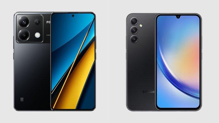 Xiaomi POCO X6 5G dan Samsung Galaxy A34 5G