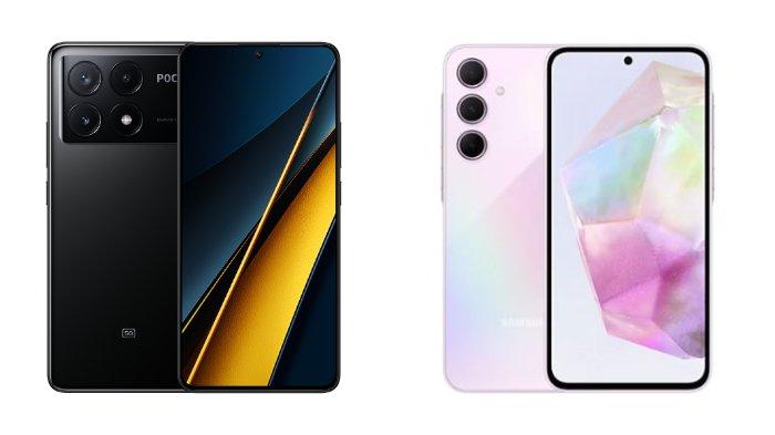 Xiaomi POCO X6 Pro 5G dan Samsung Galaxy A35 5G