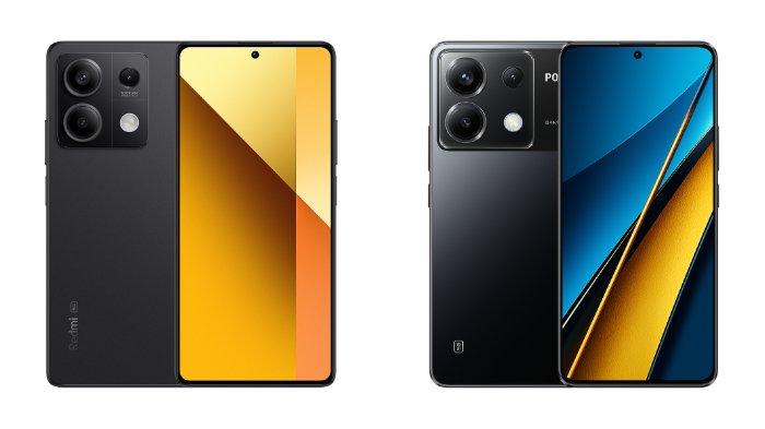 Xiaomi Redmi Note 13 5G dan POCO X6 5G