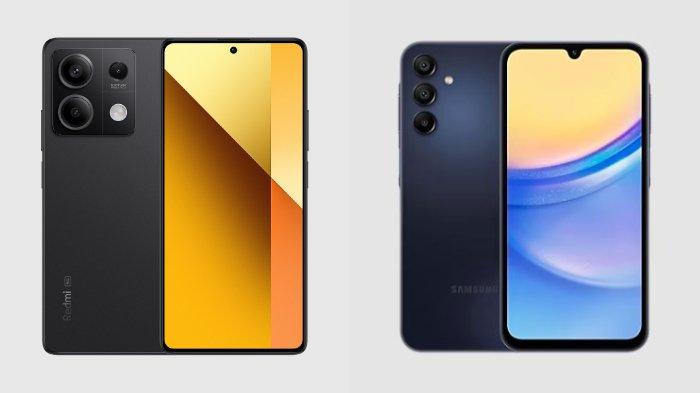 Xiaomi Redmi Note 13 5G dan Samsung Galaxy A15 5G