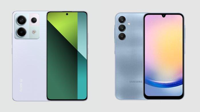 Xiaomi Redmi Note 13 Pro 5G dan Samsung Galaxy A25 5G