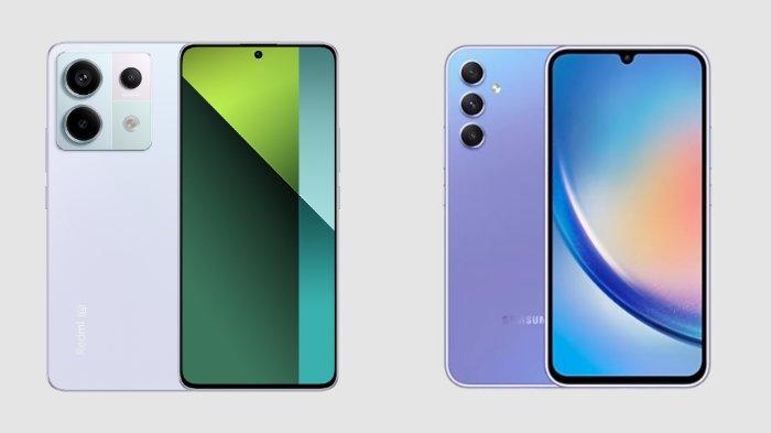 Xiaomi Redmi Note 13 Pro 5G dan Samsung Galaxy A34 5G