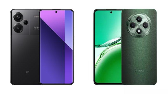 Xiaomi Redmi Note 13 Pro Plus 5G dan Oppo Reno12 F 5G