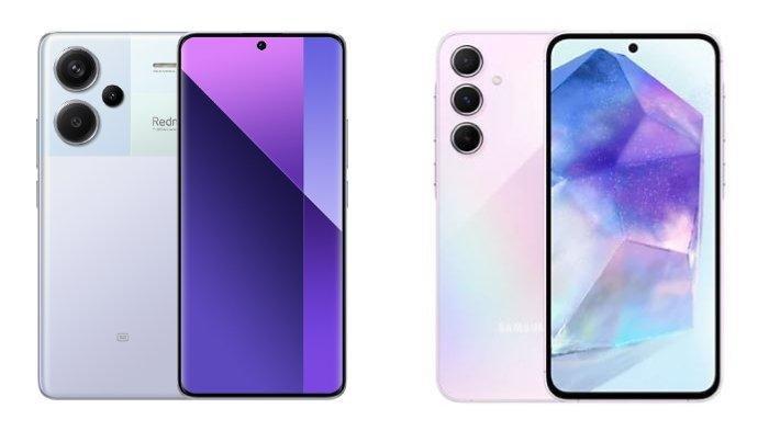 Xiaomi Redmi Note 13 Pro Plus 5G dan Samsung Galaxy A55 5G