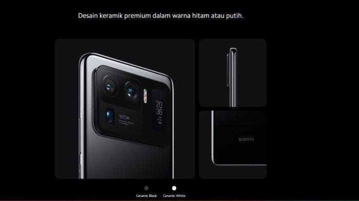 xiaomi Mi 11 Ultra cukup tipis karena rangka aluminium yang dipakainya hanya memiliki ketebalan 8,4 mm. (mi.co.id)
