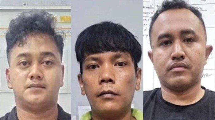 3 Tampang pelaku perampokan. motif pelaku dibalik perampokan mobil pengangkut uang ATM di flyover Bandara Internasional Minangkabau (BIM), Kabupaten Padang Pariaman, karena utang