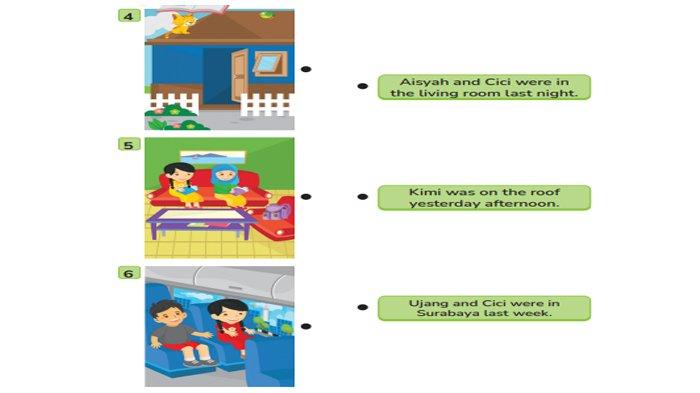 ILUSTRASI KUNCI JAWABAN : Answer Key Grade 6 English Pages 31 32 33 Look and Match Unit 3 My Next Words Merdeka Curriculum. The answer key for the Grade 6 English on pages 31 32 33 Look and Match Look at each of the pictures and match it with the sentence Unit 3 I was in Bali last week My Next Words Merdeka Curriculum in the My Next Words textbook Merdeka Curriculum edition, published by the Kemendikbudristek, first print, 2022.